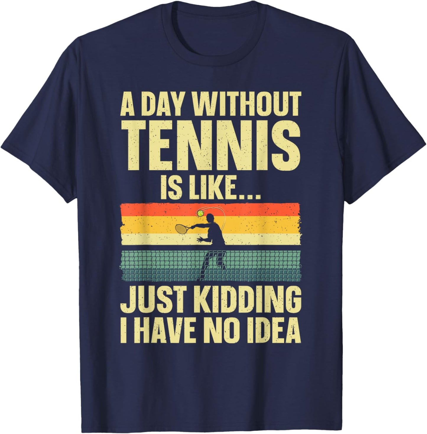 Cool Tennis Novelty Women Tennis Lover Tennis Player T-Shirt - T-Shirt | Navy