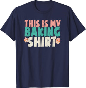 Cupcake & Cookie Baking Crew Decorator Chef Pastry Baker T-Shirt - T-Shirt | Navy