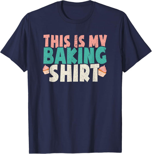 Cupcake & Cookie Baking Crew Decorator Chef Pastry Baker T-Shirt - T-Shirt | Navy