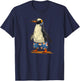 Cool Summer emperor Penguin for Boys and Girls T-Shirt - T-Shirt | Navy