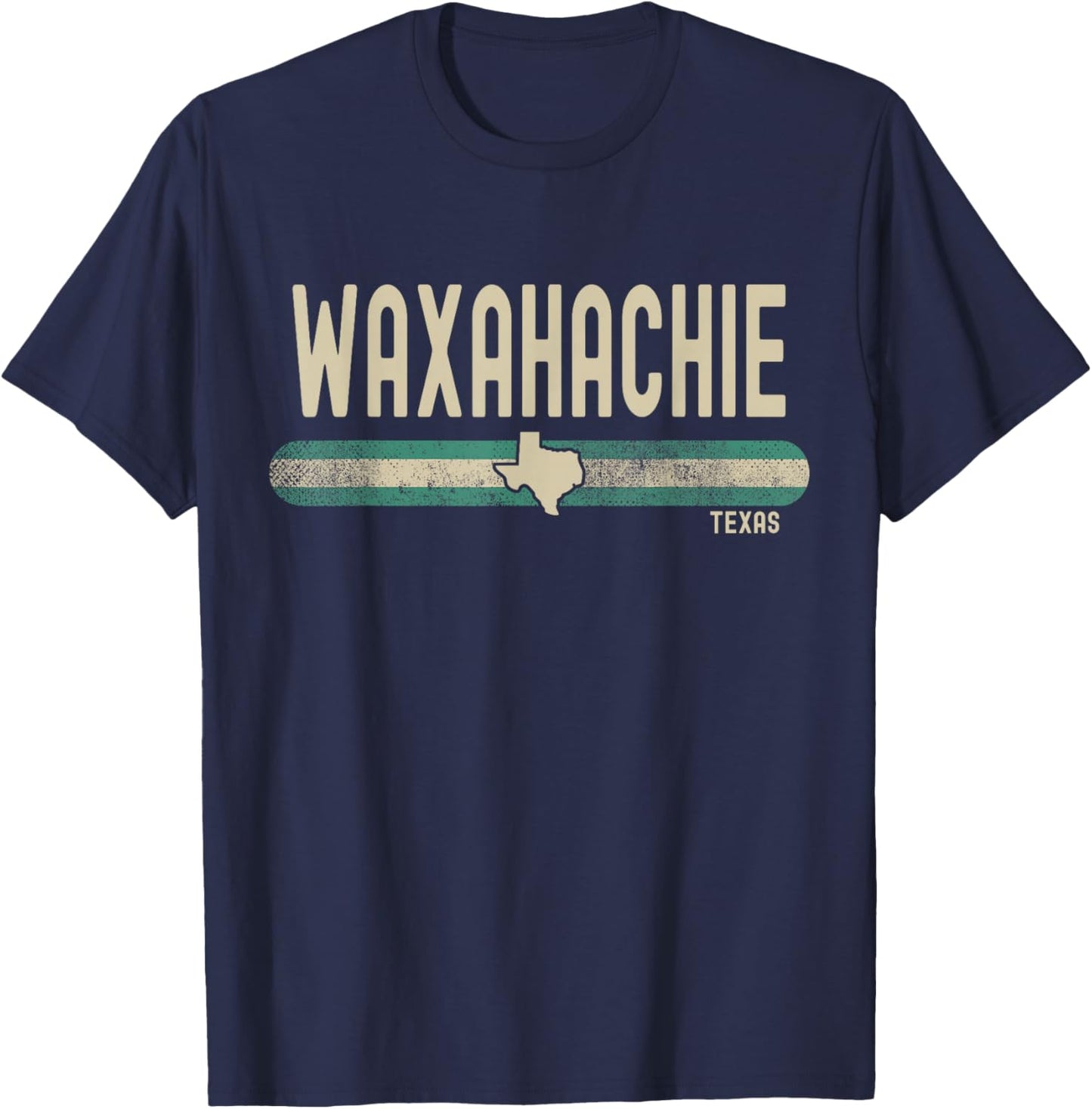 Waxahachie TX | Texas Travel & Holiday T-Shirt - T-Shirt | Navy