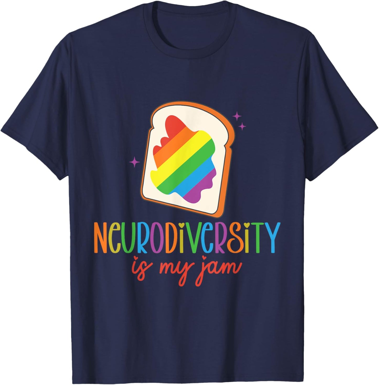 Neurodiversity Is My Jam Autism Awareness T-Shirt - T-Shirt | Navy