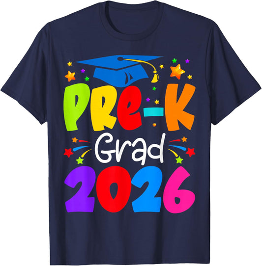 Pre-K Grad 2026 Preschool Graduation 2026 T-Shirt - T-Shirt | Navy