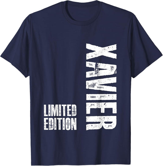 Xavier Funny Gift Xavier Name T-Shirt - T-Shirt | Navy