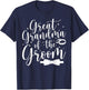 Groom's Great Grandma of The Groom Great Grandma T-Shirt - T-Shirt | Navy