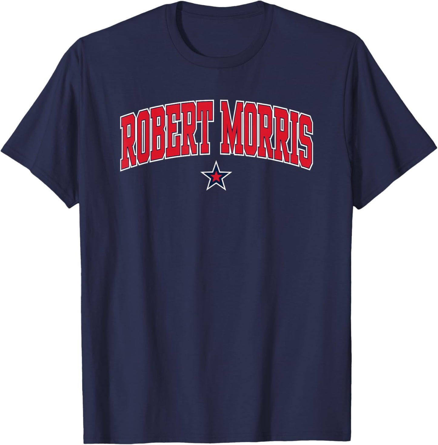 Robert Morris Colonials Arch Over Officially Licensed T-Shirt - T-Shirt | Navy