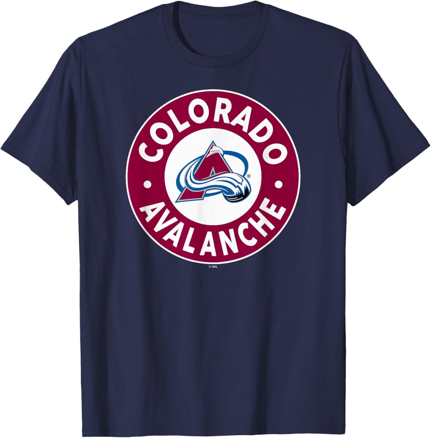 Colorado Avalanche Symbol Navy Officially Licensed T-Shirt - T-Shirt | Navy