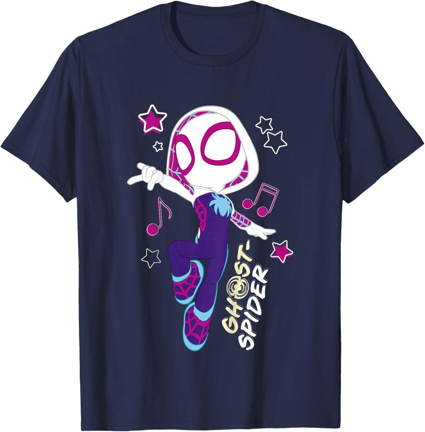 Spidey Ghost Spider T-Shirt - T-Shirt | Navy