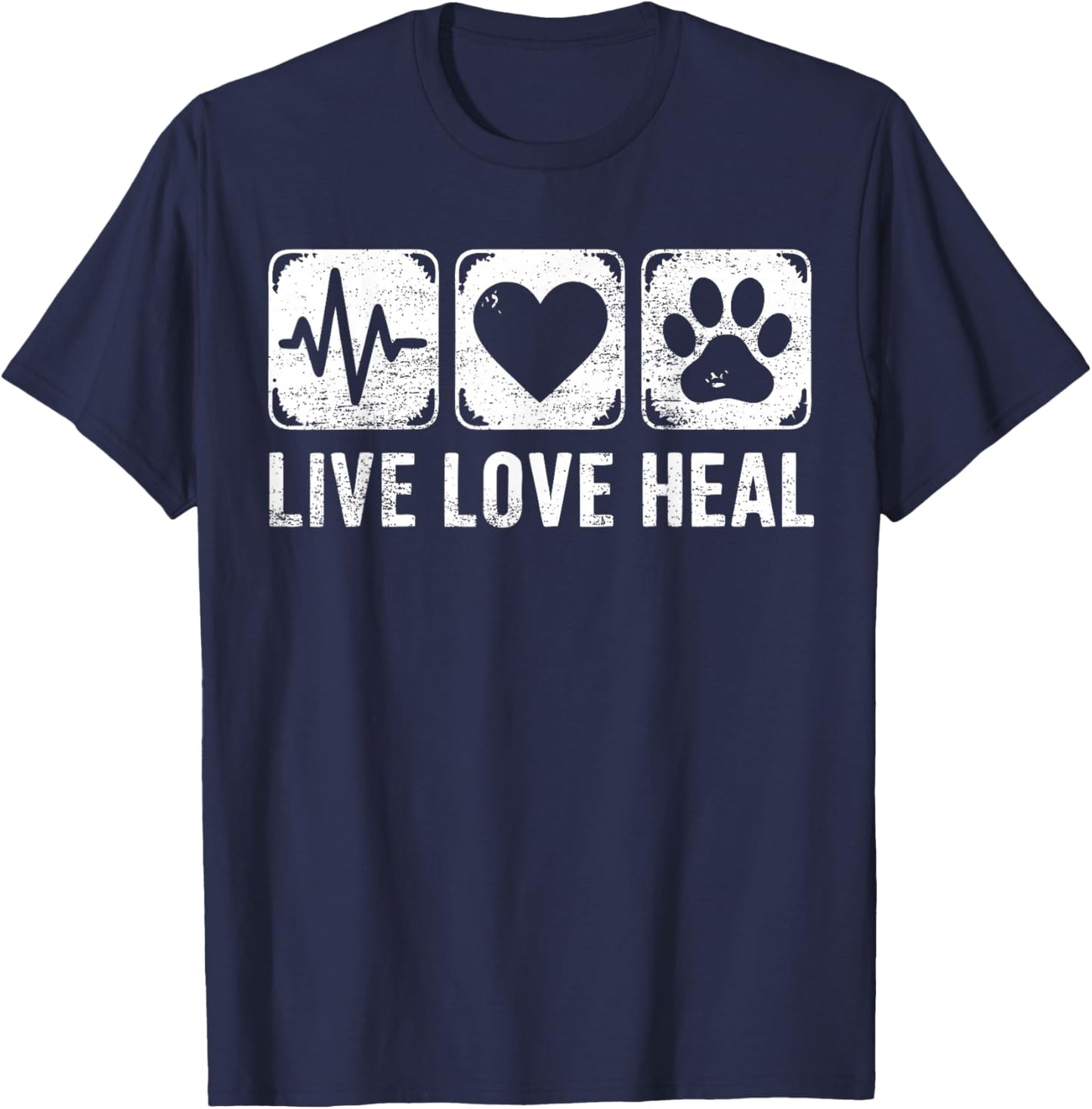 Veterinary Technician Animal Clinic Vet Veterinarian T-Shirt - T-Shirt | Navy