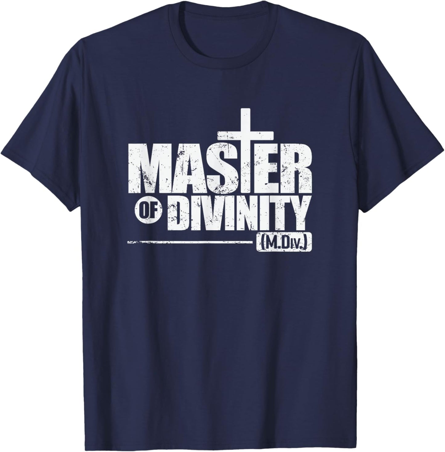Master of Divinity Pastoral Care T-Shirt - T-Shirt | Navy