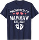 Promoted to Mawmaw 2027 Proud Mawmaw 2027 Announcement Baby T-Shirt - T-Shirt | Navy