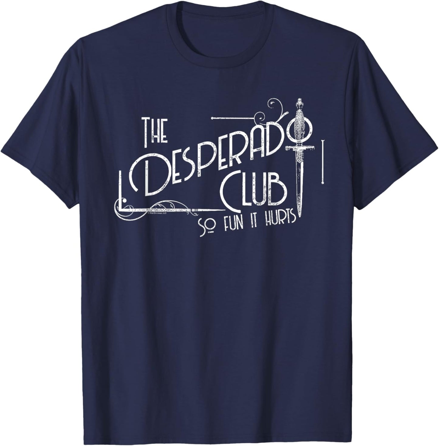 The Desperado Club Sign Sci-FI Book T-Shirt - T-Shirt | Navy