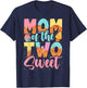 Mom of the Two Sweet Birthday Girl Ice Cream Lovers 2nd T-Shirt - T-Shirt | Navy