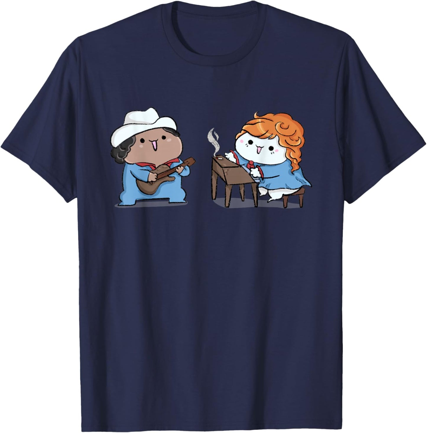 Die with a cat smile T-Shirt - T-Shirt | Navy