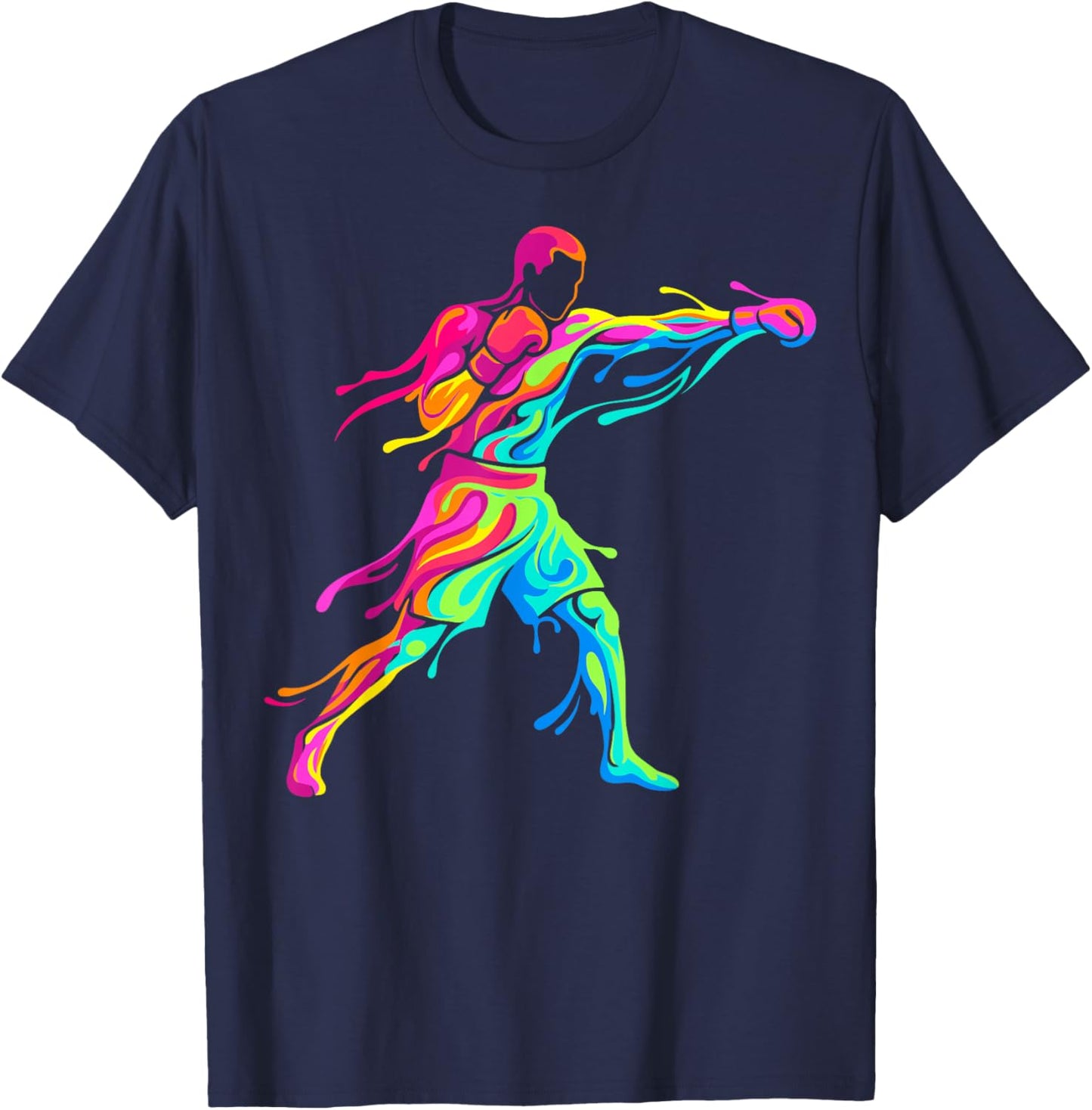 Men's Boxer Player Boxing T-Shirt - T-Shirt | Navy