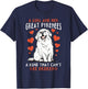 Great Pyrenees Dog Owner Men Women Girls Kids T-Shirt - T-Shirt | Navy