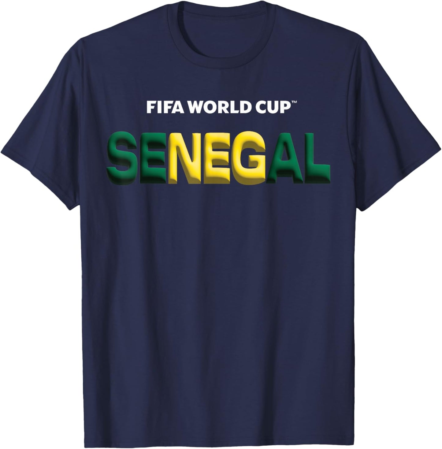 FIFA World CUP26 Senegal Bubble Color T-Shirt - T-Shirt | Navy