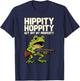 Hippity Hoppity Get Off My Property Funny Frog Meme T-Shirt - T-Shirt | Navy