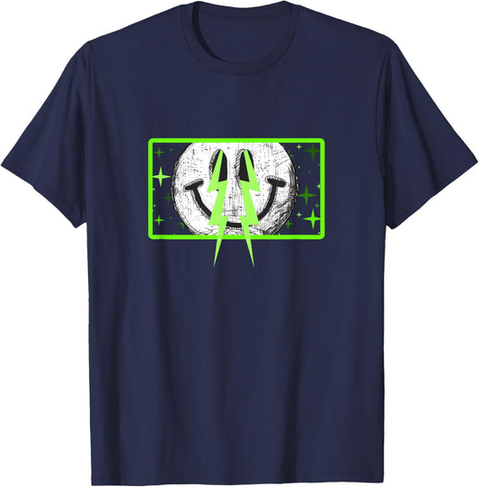 Green Color The Eyes, Chico Green Graphic T-Shirt - T-Shirt | Navy