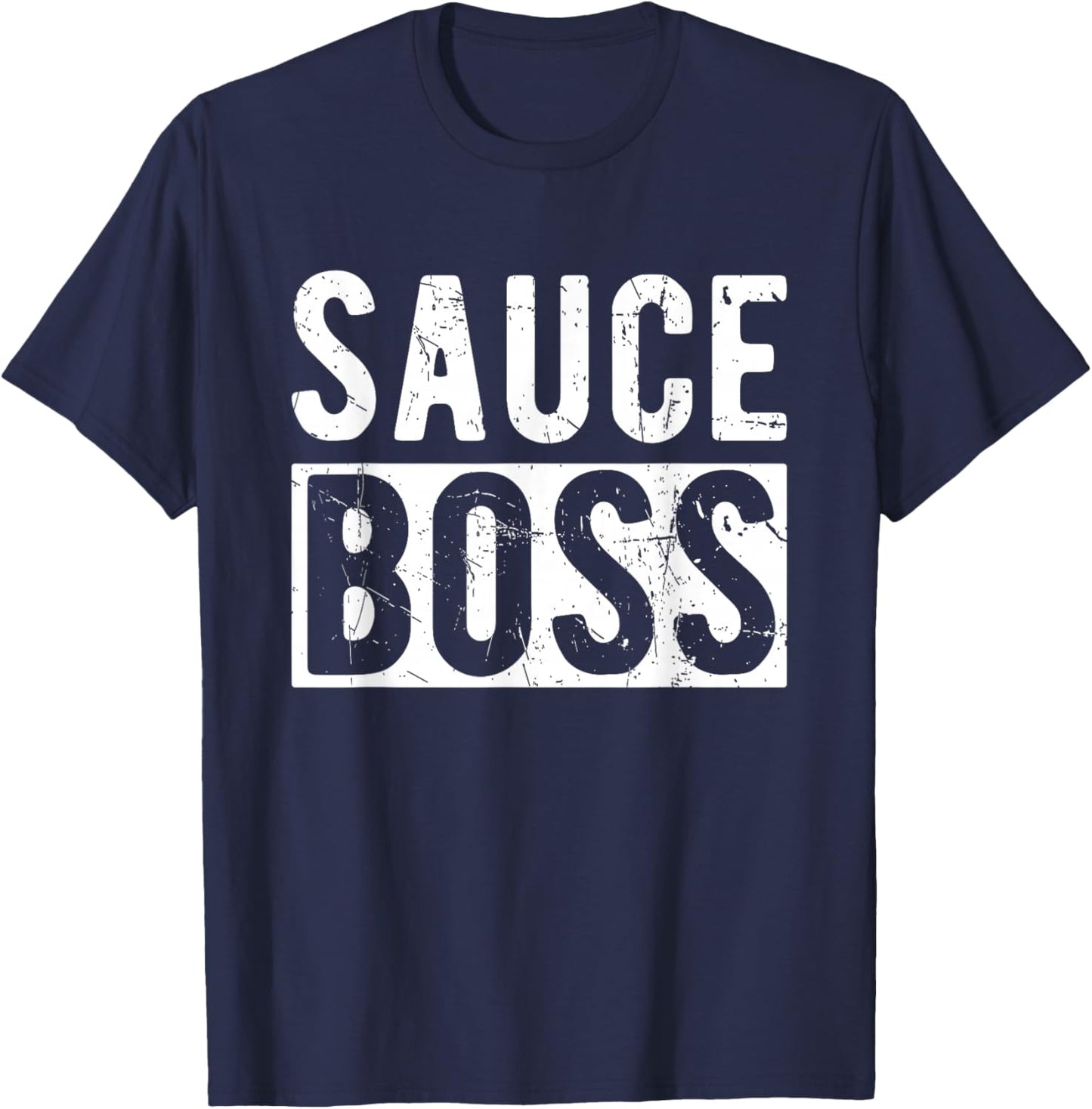 Sauce BOSS Culinary Sauce Enthusiast Restaurant Chef Boss T-Shirt - T-Shirt | Navy