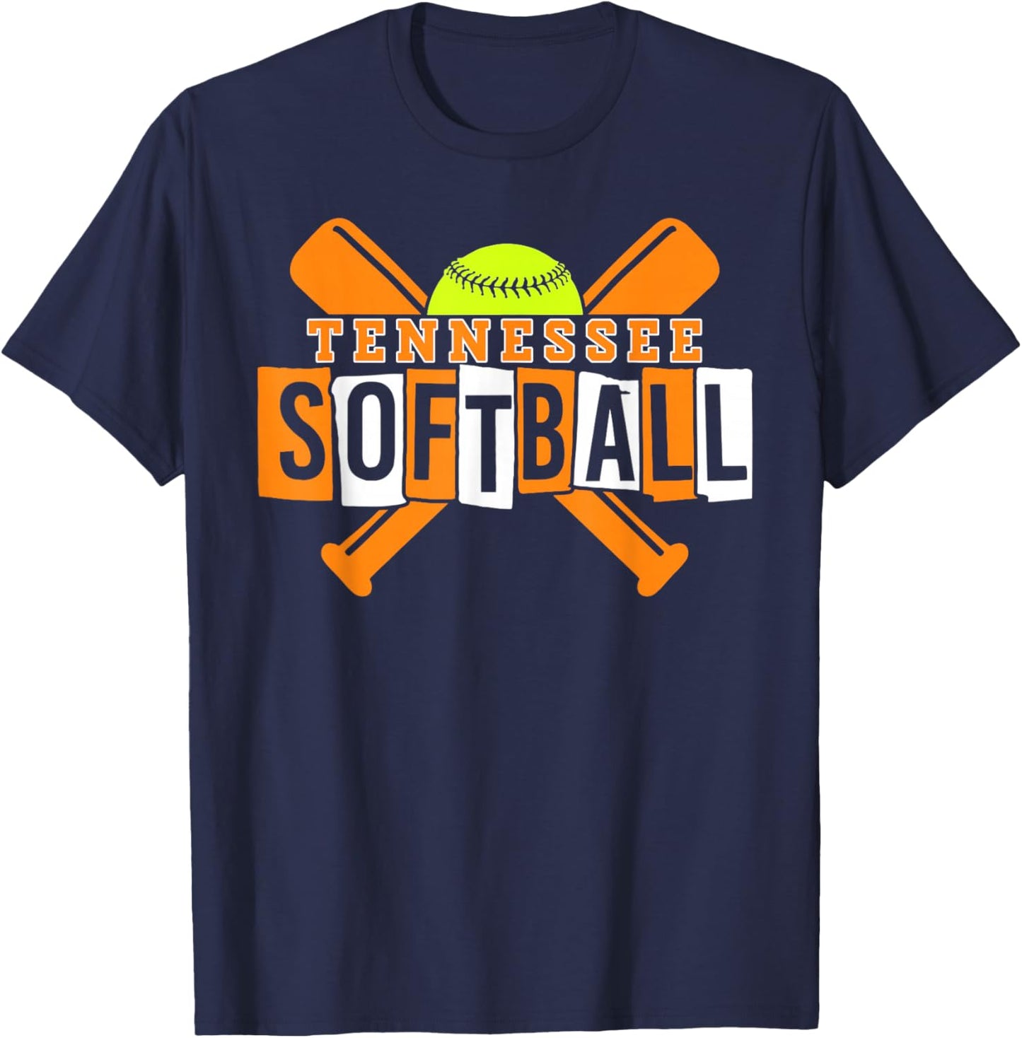 Tennessee Softball T-Shirt - T-Shirt | Navy