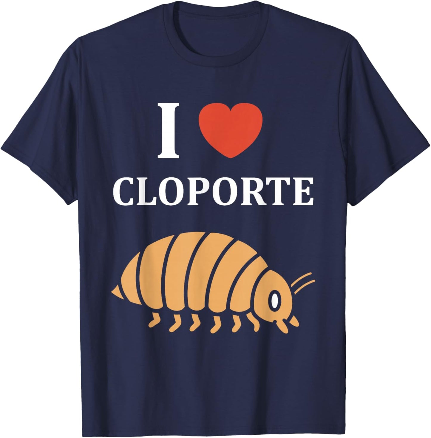 Humour Woodlice Insect Cute i Love Woodlice T-Shirt - T-Shirt | Navy