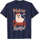 Funny Making Lashes Bootiful Halloween Costume Lash Tech T-Shirt - T-Shirt | Navy