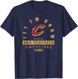 NBA 2026 Playoffs Mantra Cavaliers Over The Rainbow T-Shirt - T-Shirt | Navy