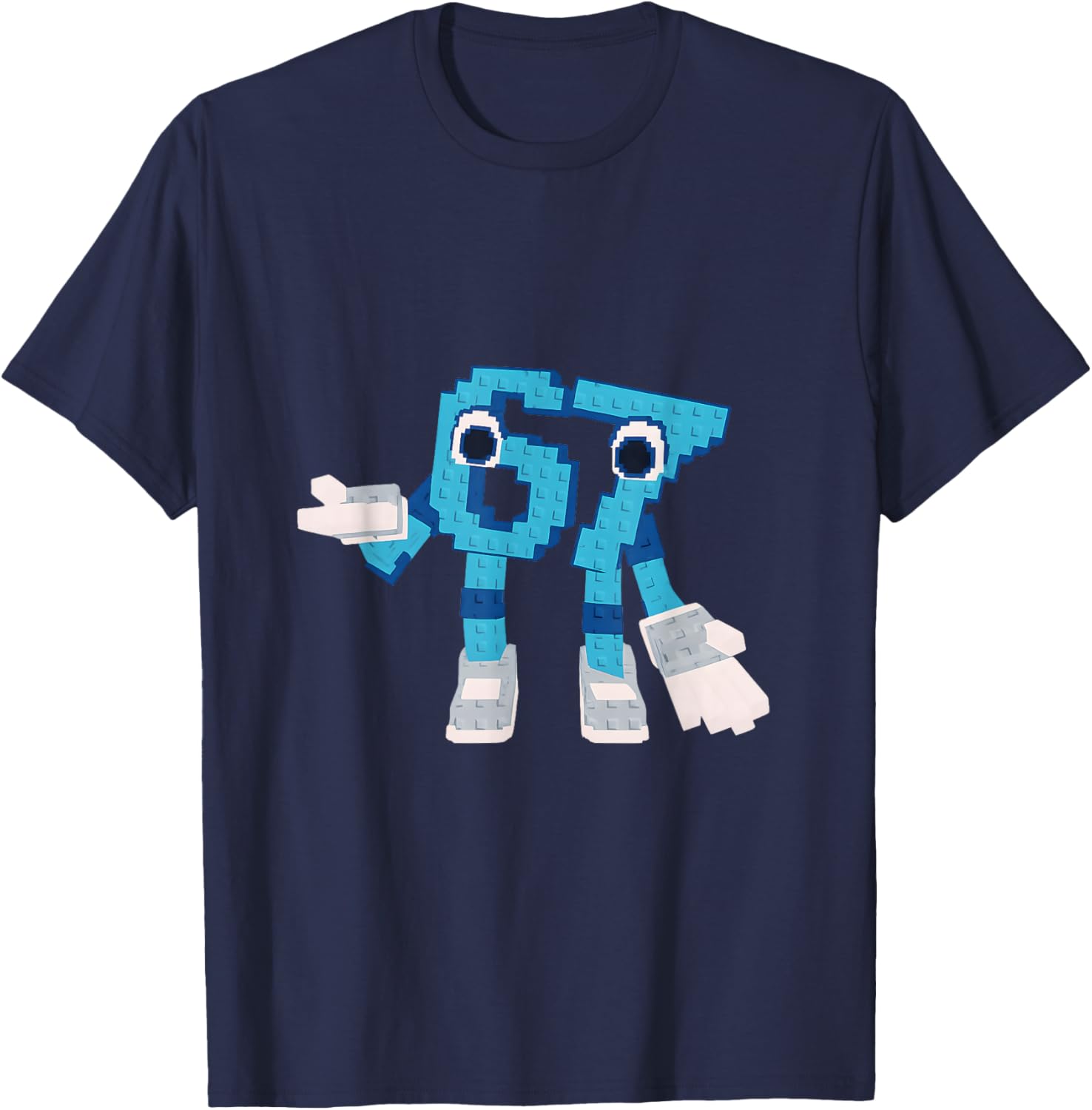 67 Secret Brainrot Italian Steal Six Seven Video game T-Shirt - T-Shirt | Navy