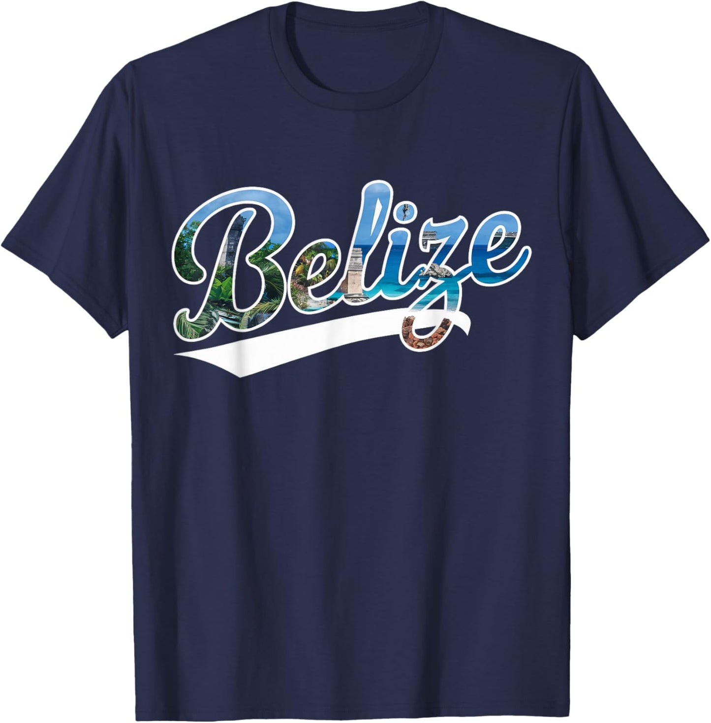 Belize Vacation Travel Outfit Belize T-Shirt - T-Shirt | Navy
