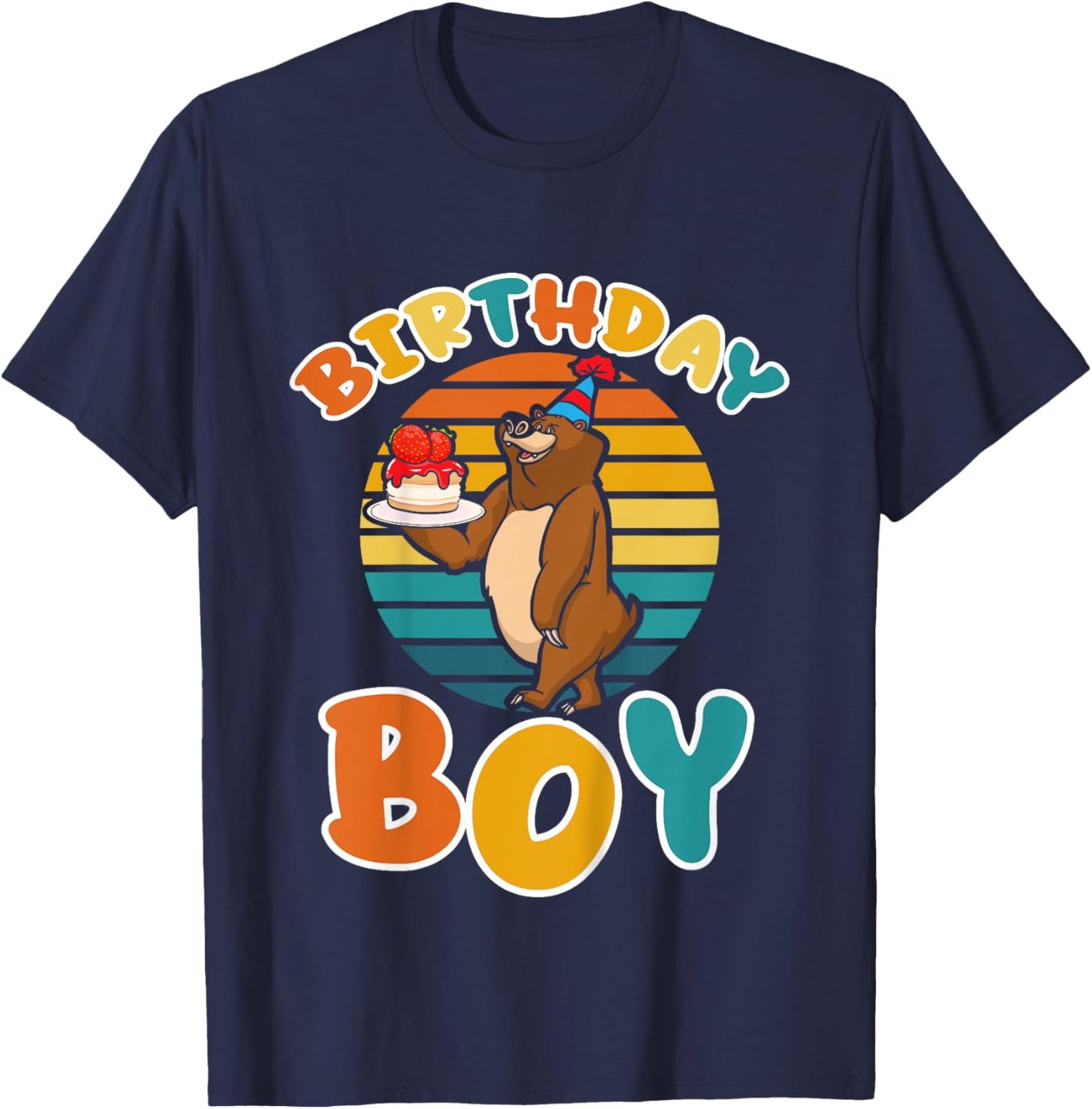 Kids Birthday Boy Lemming Outfit for Gamers and Animal Lovers T-Shirt - T-Shirt | Navy