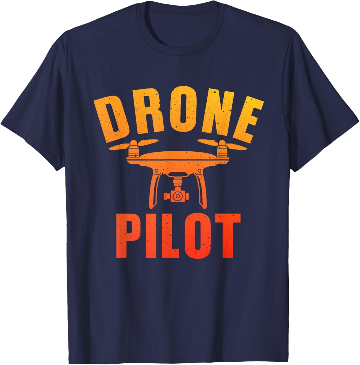 Best Drone Pilot Art Women Drone Enthusiast RC Drone T-Shirt - T-Shirt | Navy