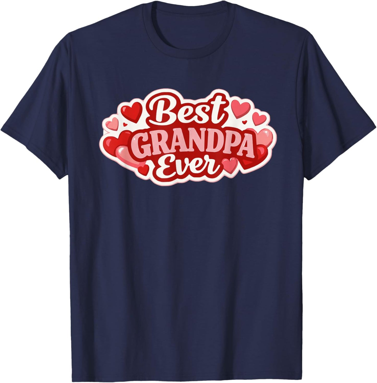 Funny Grandpa Love T-Shirt - T-Shirt | Navy