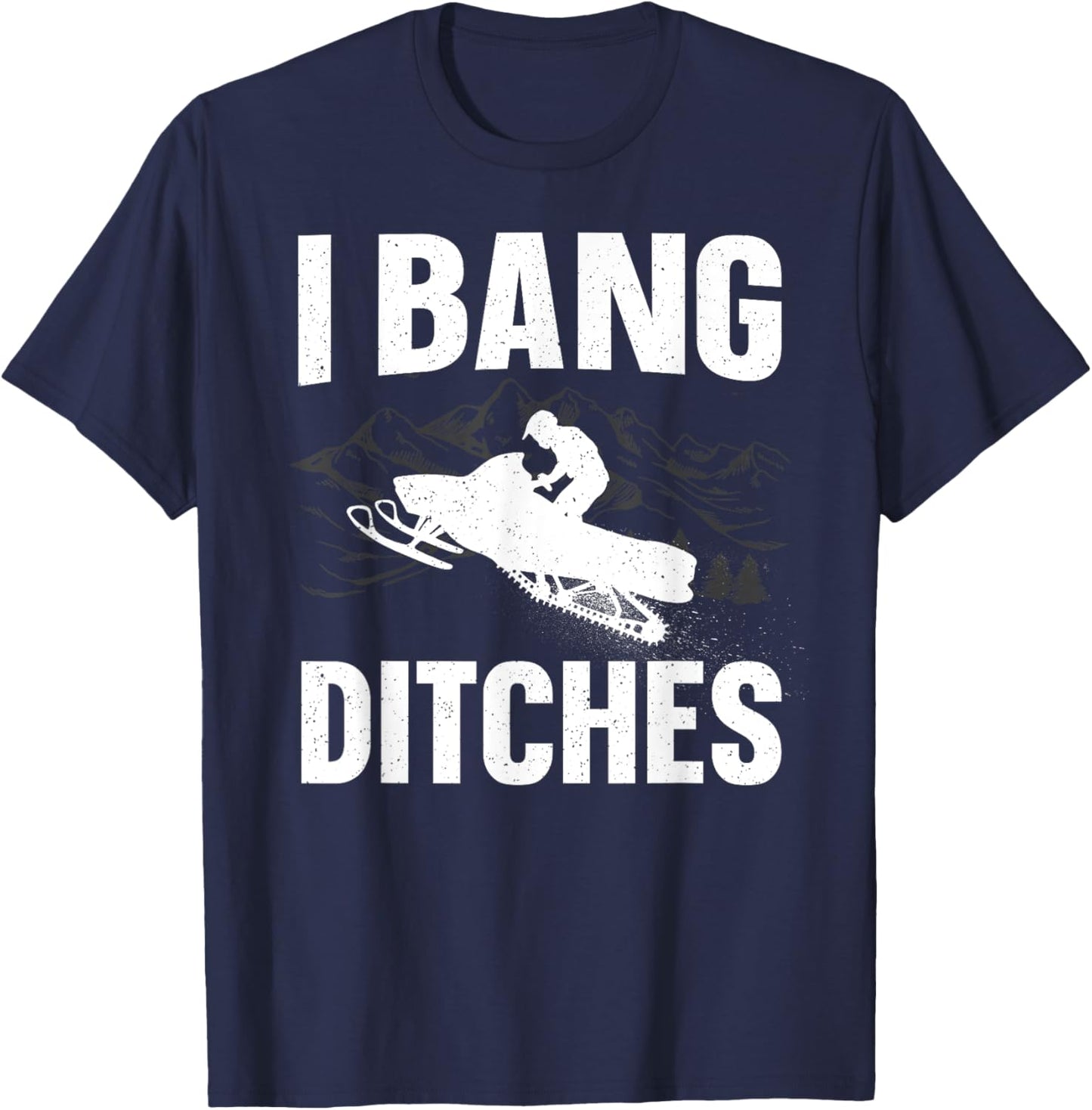 Snowmobile Design Women Snow Mobile Snowmobile Lover T-Shirt - T-Shirt | Navy