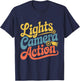 Director Film Crew Lights Camera Action Video Producer Quote T-Shirt - T-Shirt | Navy
