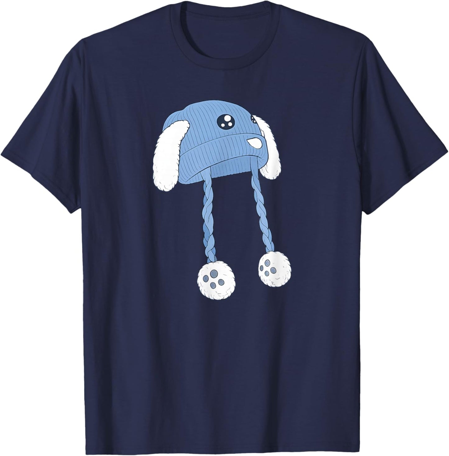 Blue Bunny Hat, Protest, Political, Human Rights T-Shirt - T-Shirt | Navy