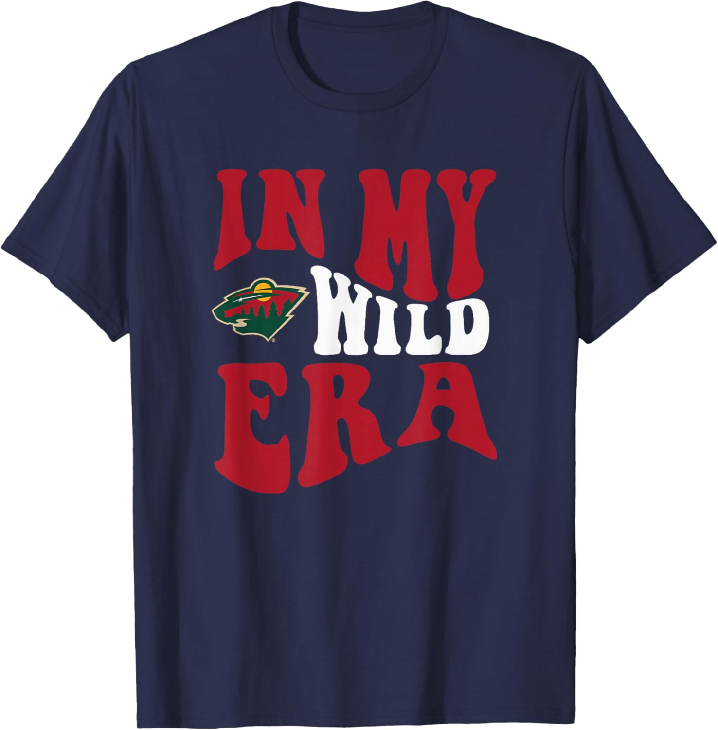 Minnesota Wild Era Officially Licensed T-Shirt - T-Shirt | Navy