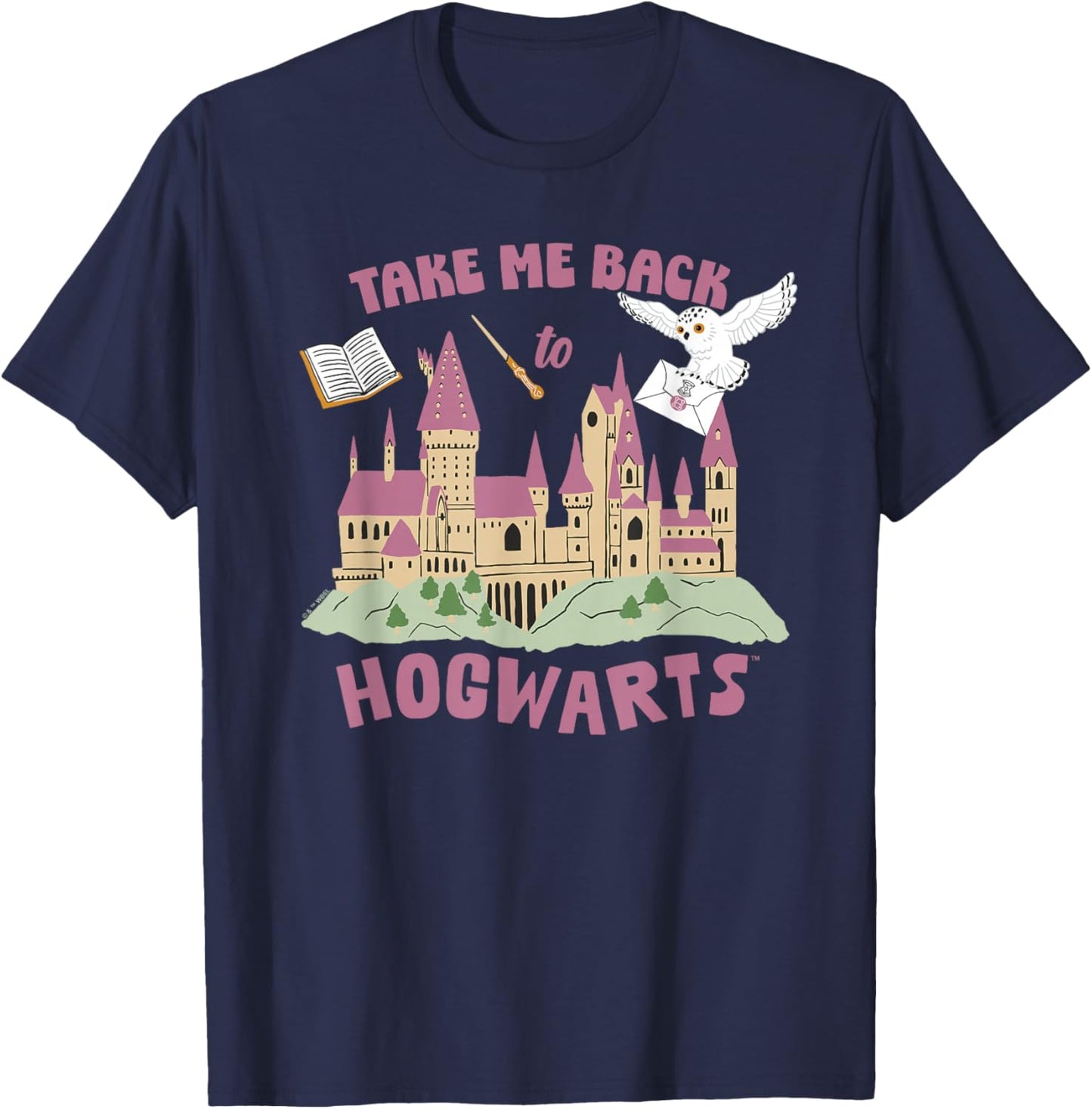 Harry Potter Take Me Back To Hogwarts T-Shirt - T-Shirt | Navy