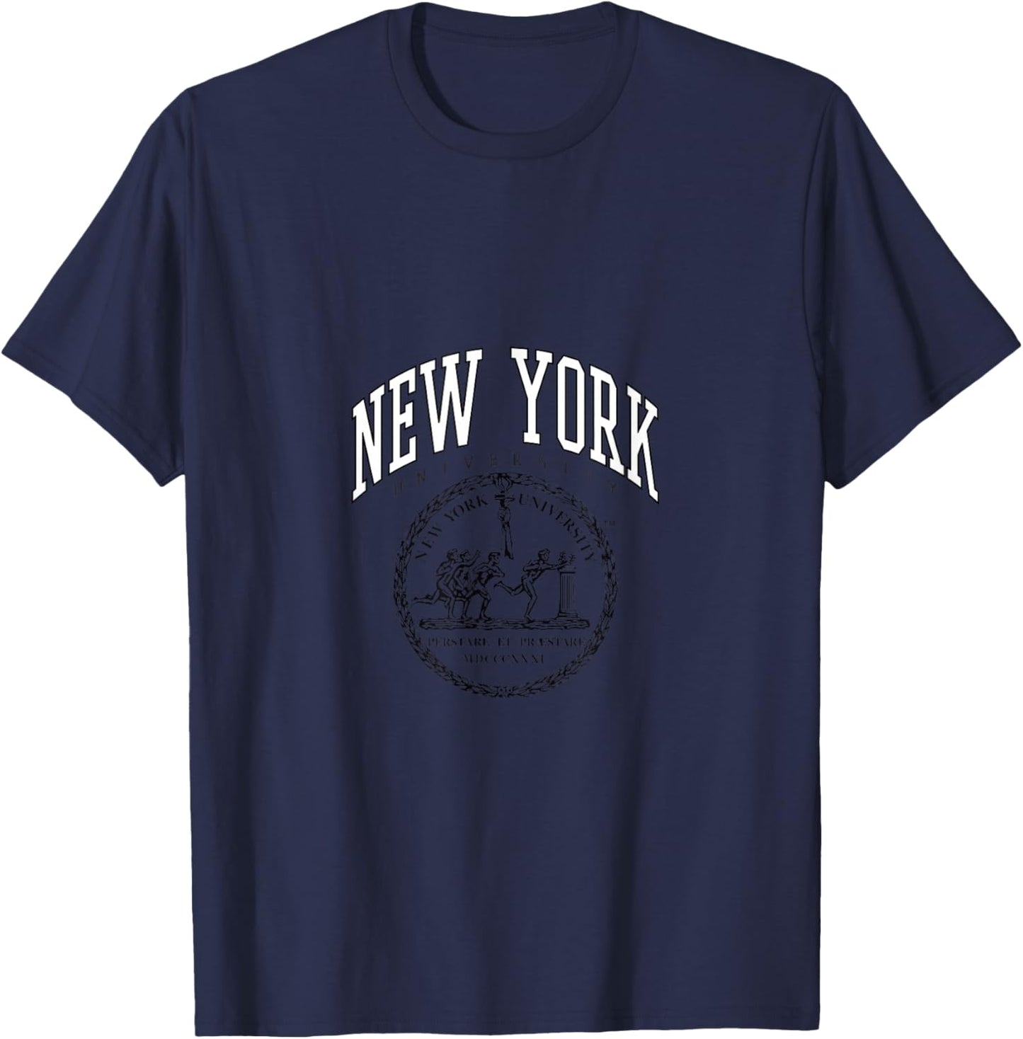 New York University (NYU Crest Collegiate School, PAFI177) T-Shirt - T-Shirt | Navy