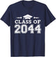 Class of 2044 Grow with Me T-Shirt - T-Shirt | Navy