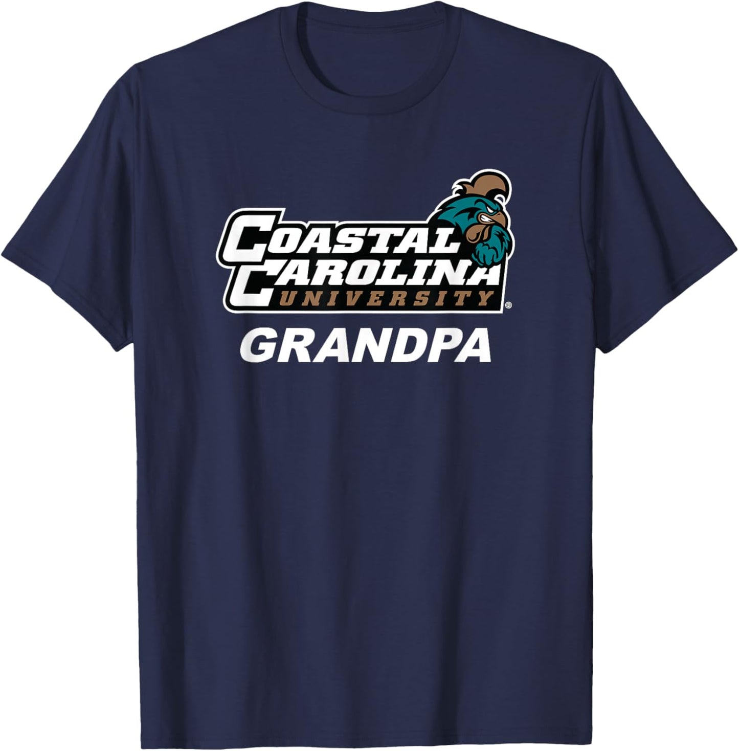 Coastal Carolina University CCU Grandpa T-Shirt - T-Shirt | Navy