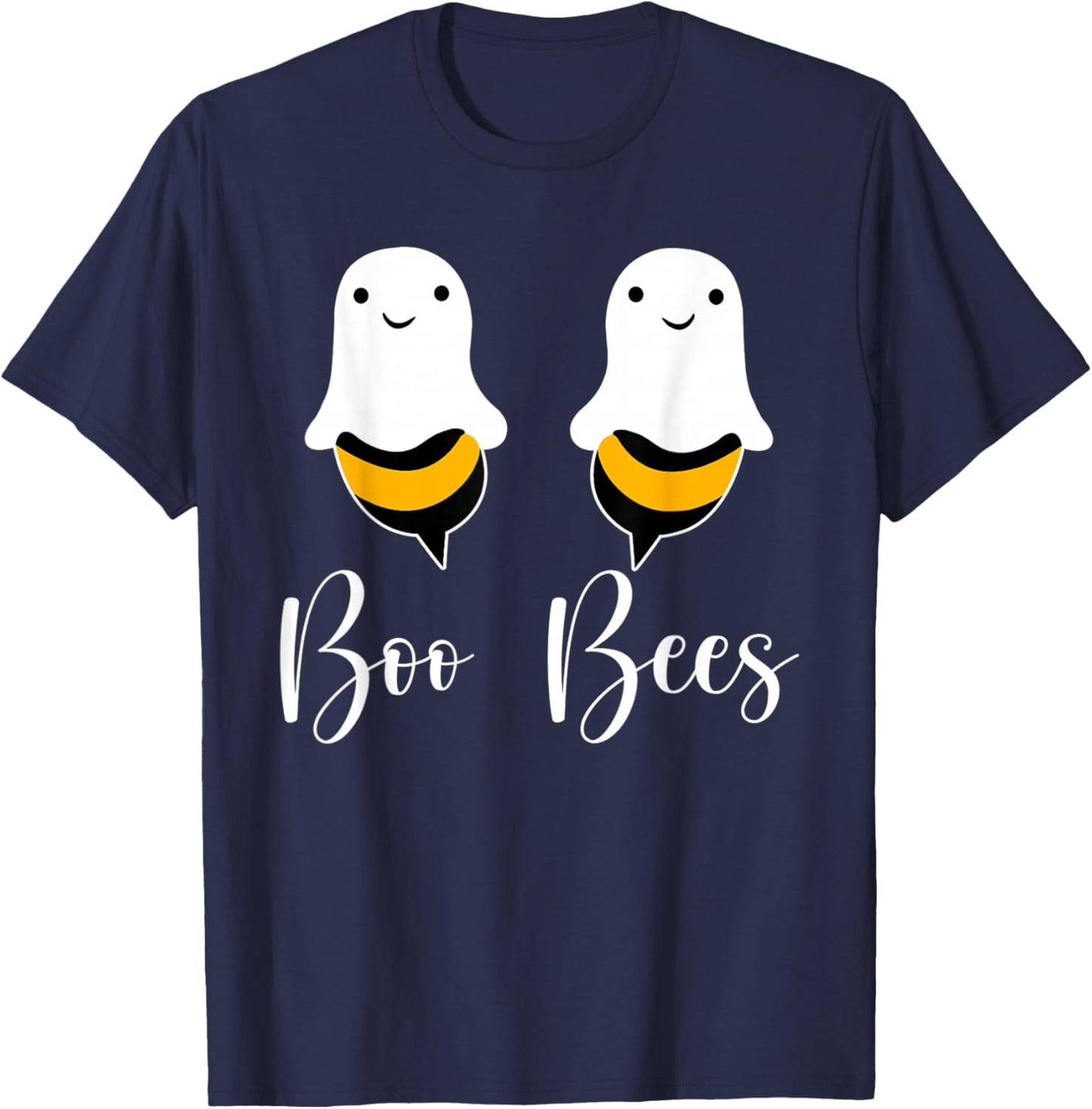 Boo Bees Funny Couples Halloween Costume for Adult Her Women T-Shirt - T-Shirt | Navy