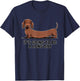Funny It's Going to Be A Long Day Dachshund Office T-Shirt - T-Shirt | Navy