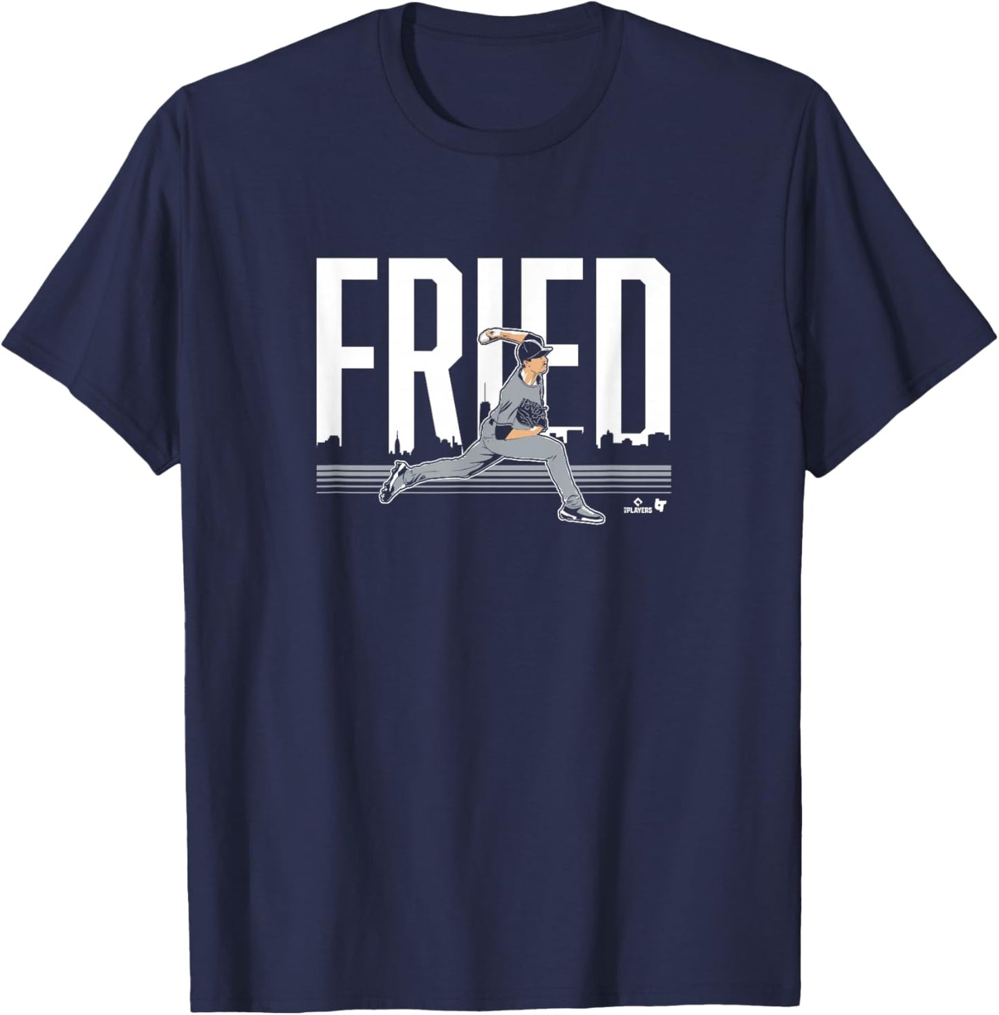 Max Fried - New York Baseball T-Shirt - T-Shirt | Navy