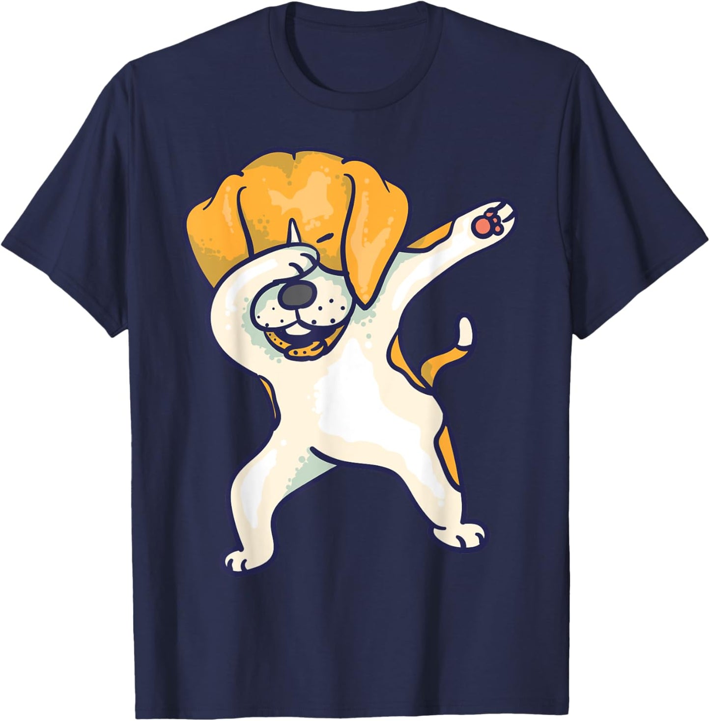 Cool Beagle Art Women Beagle Dog Beagle Lovers T-Shirt - T-Shirt | Navy