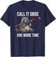 Funny Raccoon Call It Oboe Bassoon Bassoonist T-Shirt - T-Shirt | Navy