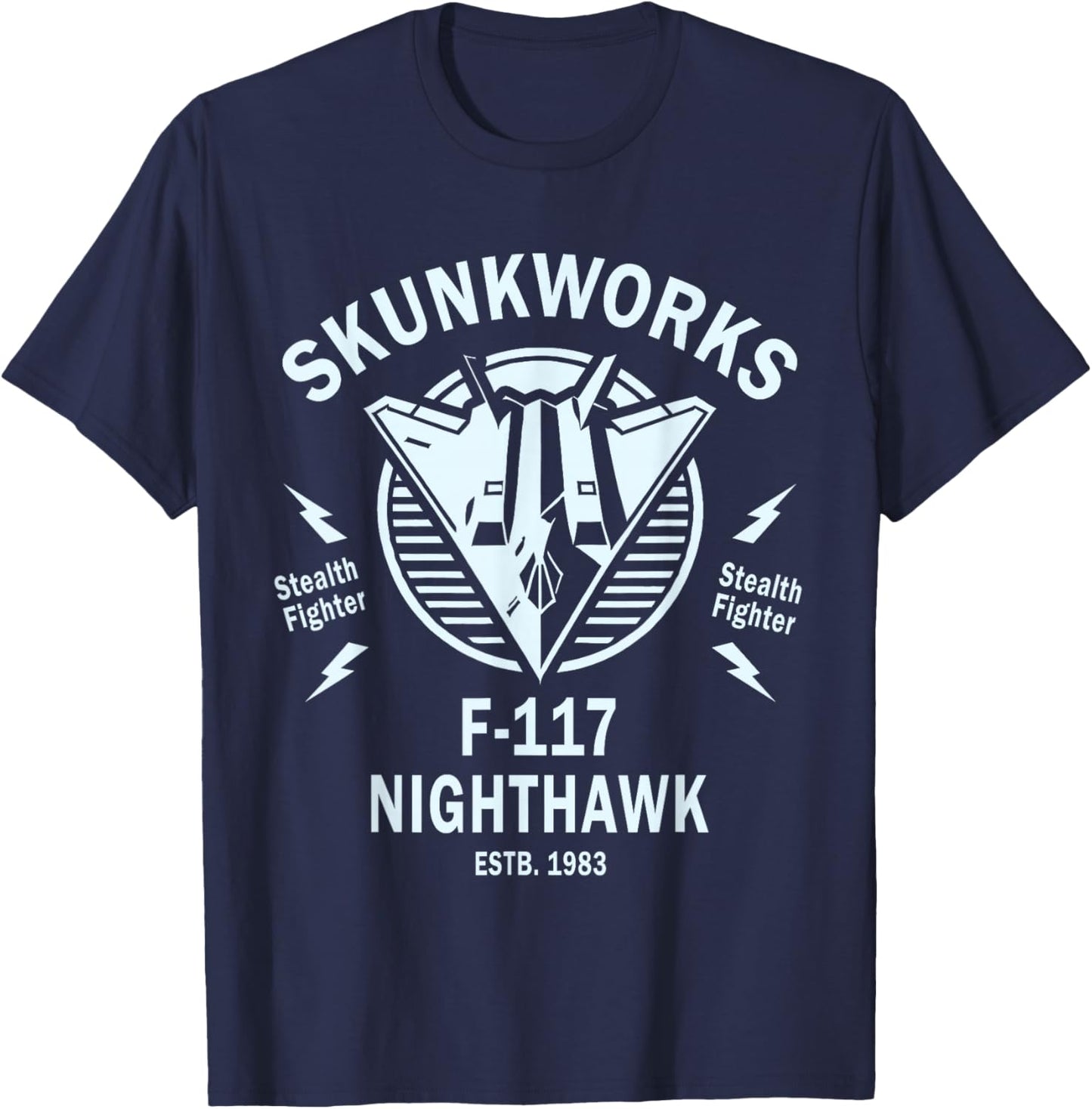 F-117 Nighthawk Stealth Airplane T-Shirt - T-Shirt | Navy