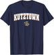 Kutztown University Golden Bears Arch Logo T-Shirt - T-Shirt | Navy