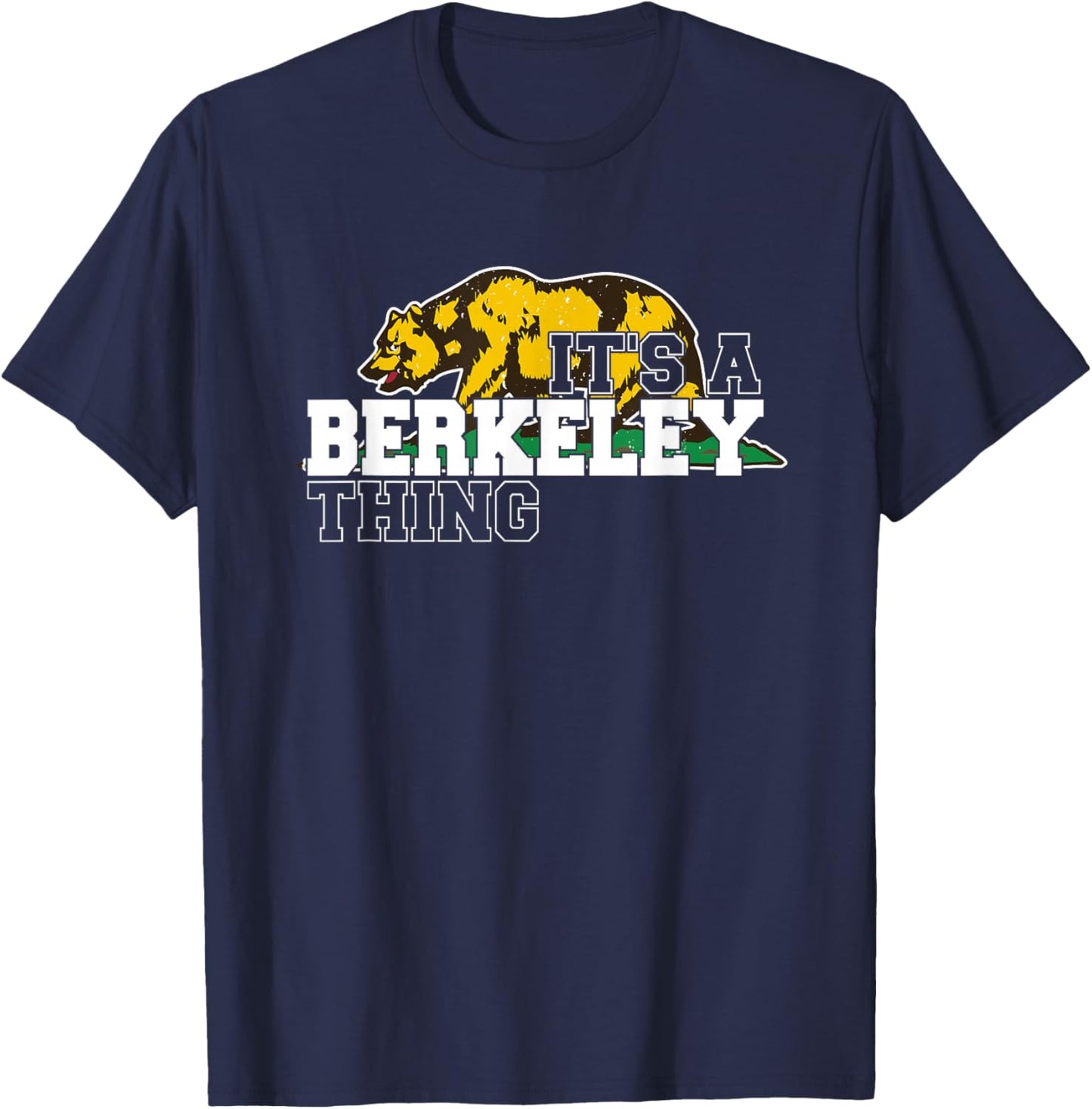 Berkeley California CA T-Shirt - T-Shirt | Navy