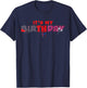 Marvel Spider-Man It's My Birthday Team Spidey Party T-Shirt - T-Shirt | Navy